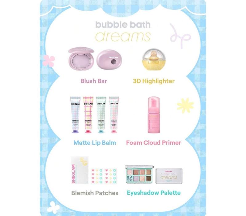 کالکشن مدل Bubble Bath Dreams Full Collection Set شیگلم | SHEGLAM 