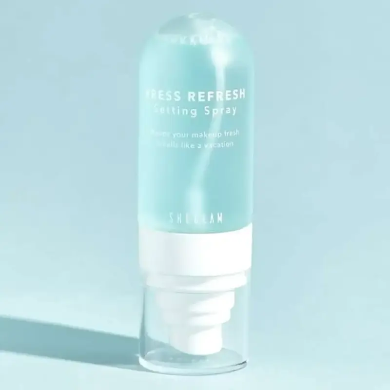 اسپری فیکساتور آرایش آبرسان شیگلم مدل Press Refresh حجم ۵۵ میلی‌لیتر | SHEGLAM 