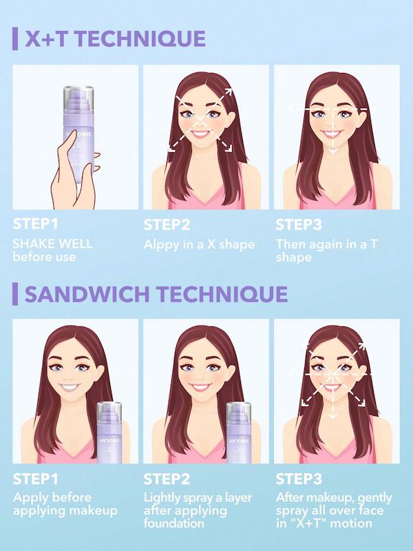 اسپری فیکس بنفش شیگلم مدل Lock’d In Setting Spray