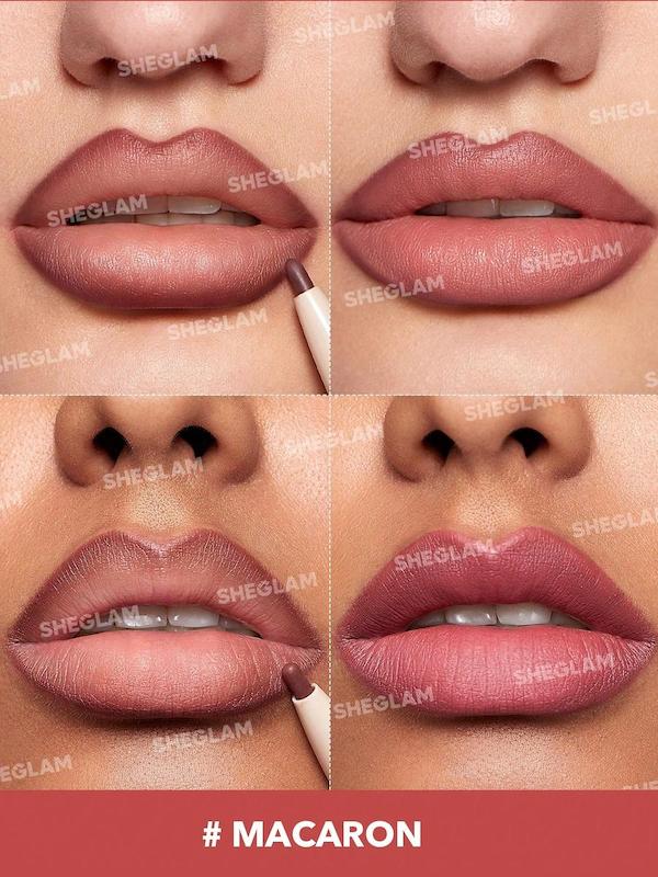 خط لب و رژ لب دو سر شیگلم | SHEGLAM