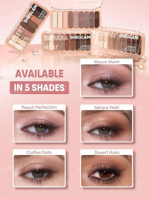 پالت سایه چشم ۹ رنگ مدل Desert Hues Palette