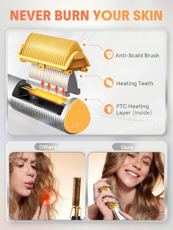 برس ۳بعدی حرارتی شیگلم، Sleek Chic 3D Thermal Straightening Brush