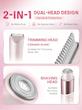 شیور شارژی صورت و بدن با موزن و اصلاح‌کننده مو شیگلم SHEGLAM Shaver اورجینال