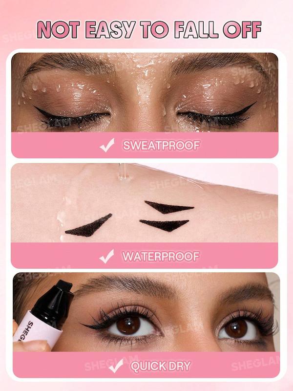 خط چشم دوسر استامپی شیگلم مدل insta wing heart
