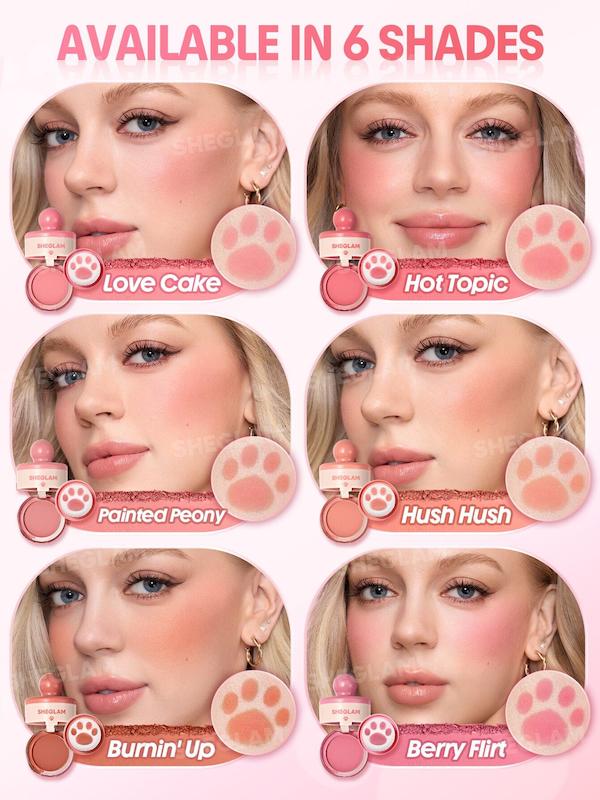 رژگونه استامپی پنجه گربه ای شیگلم مدل Cutie Paw