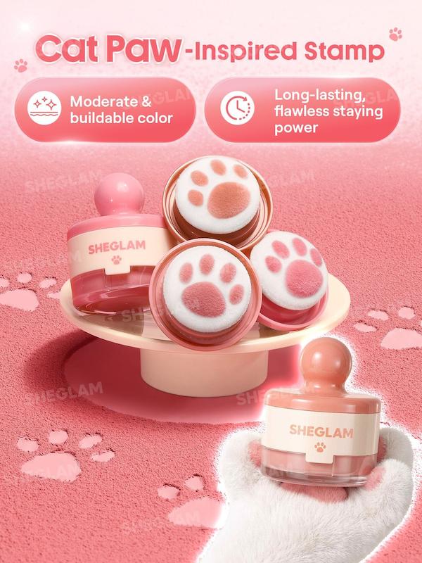 رژگونه استامپی پنجه گربه ای شیگلم مدل Cutie Paw