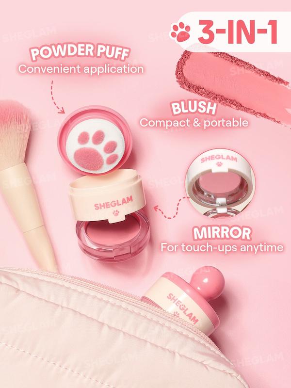 رژگونه استامپی پنجه گربه ای شیگلم مدل Cutie Paw