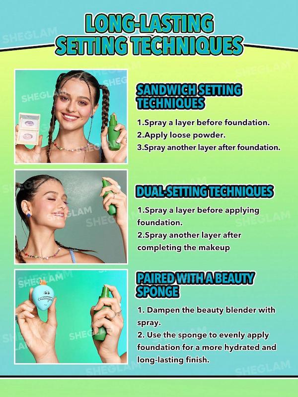 اسپری فیکس کالکشن ریک اند مورتی شیگلم مدل Rick and Morty X SHEGLAM Pickle Rick Setting Spray