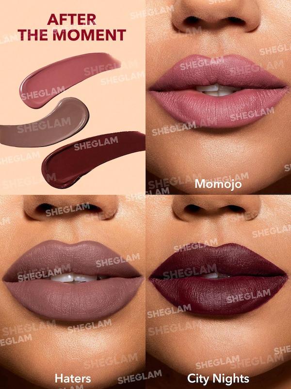 ست سه عددی رژلب مایع مات شیگلم مدل MATTE ALLURE MINI