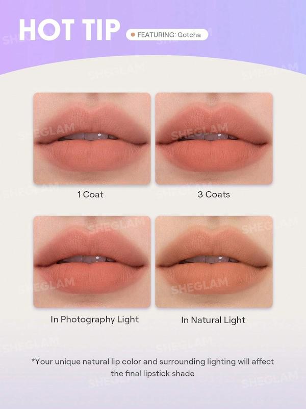 رژ لب مات مخملی شیگلم مدل مارشمالو پاف Marshmallow Puff Lip Blur Pen
