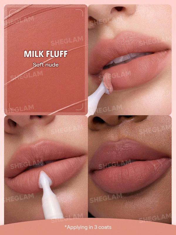 رژ لب مات مخملی شیگلم مدل مارشمالو پاف Marshmallow Puff Lip Blur Pen