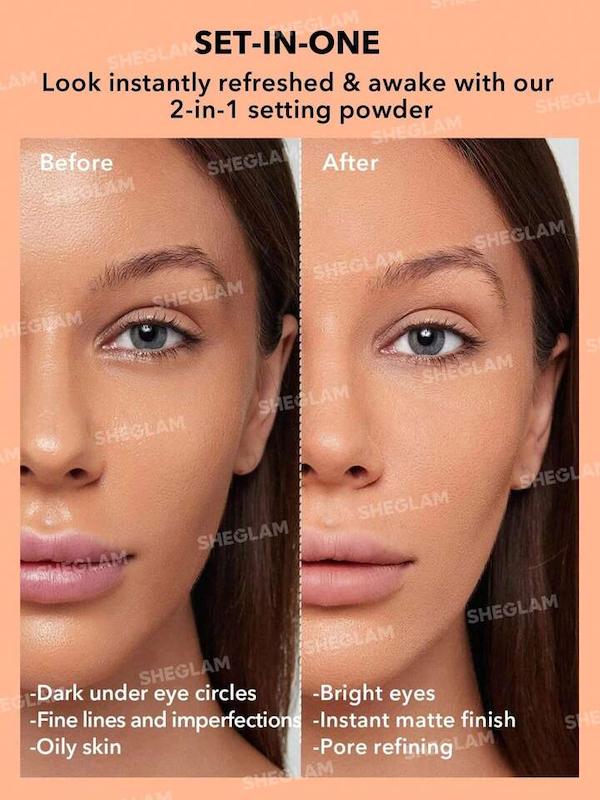پودر فیکس دوطبقه شیگلم مدل Insta-Ready Duo
