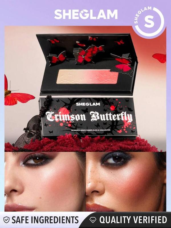 رژگونه و هایلایتر پروانه شیگلم