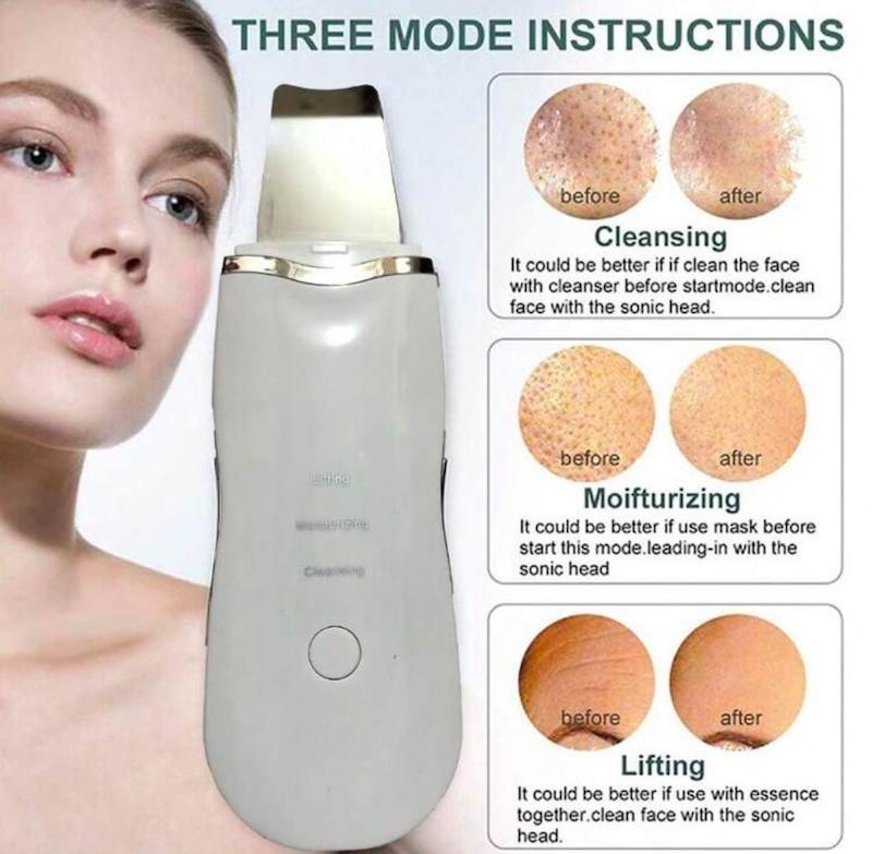 دستگاه پاکسازی پوست + اپلیکاتور و سوزن پاکسازی 