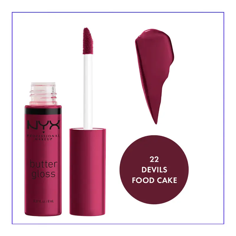 باتر گلاس Nyx رنگ devils food cakes 