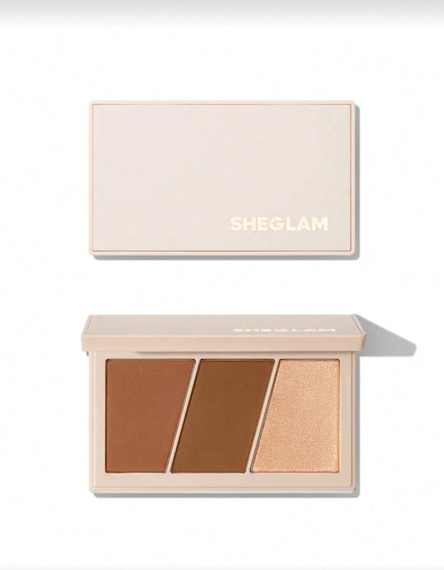 پالت ۳ کاره برونزر و هایلایتر شیگلم رنگ camel