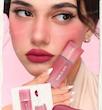 پیش فروش رژگونه و رژلب مخملی جدید رنگ flit & float 