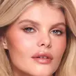 رژگونه و پودر فیکس قلبی Charlotte tilbury رنگ peach