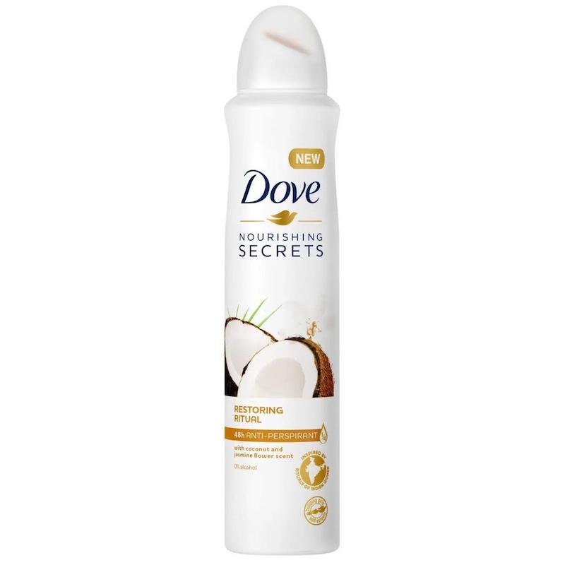 اسپری ضد تعریق Dove رایحه نارگیل 