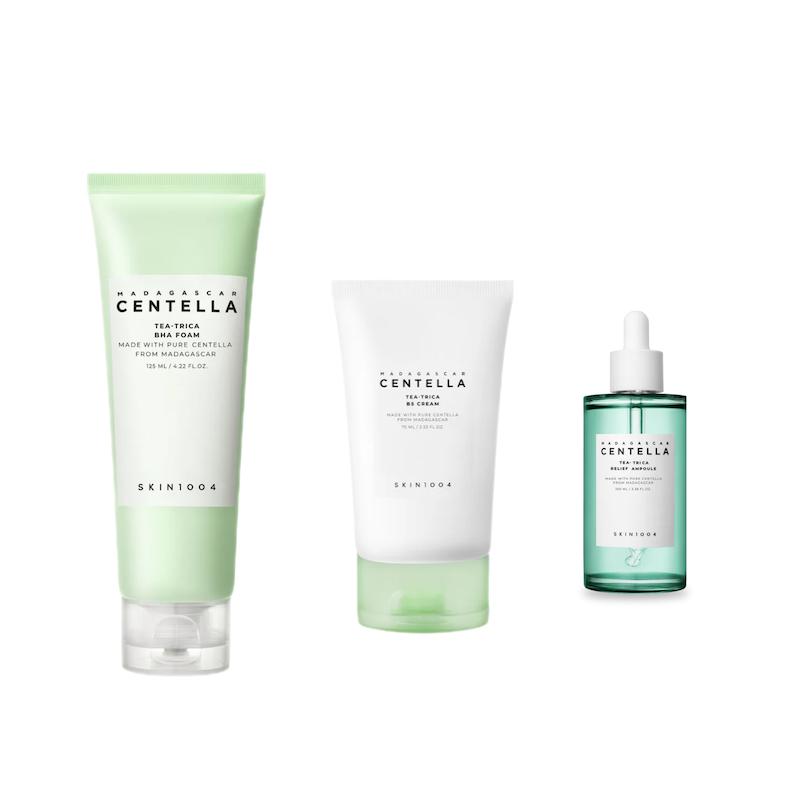 ست مراقبت پوست چرب سنتلا centella skin 1004