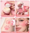 رژگونه پودری شیگلم طرح پنجه گربه Love Cake