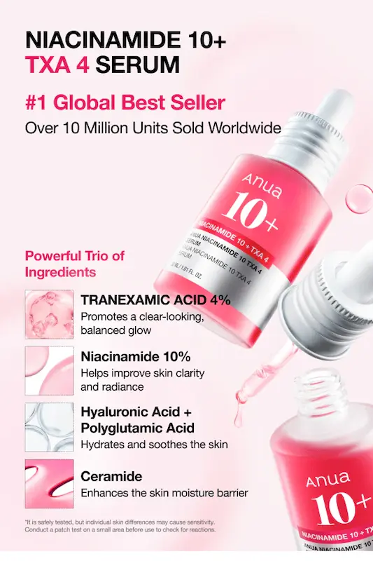 ماسک سرم niacinamide +txa آنوا 