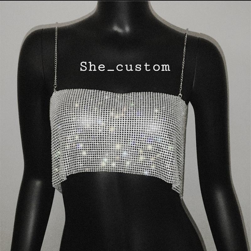 کراپ تاپ کریستالی