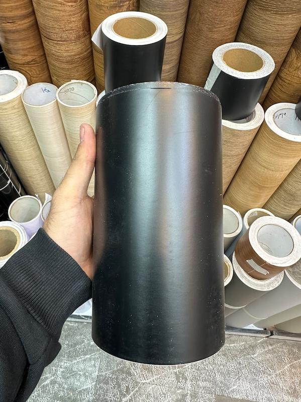 قرنیز عرض 20 سانتیمتر pvc ضد آب مشکی مات