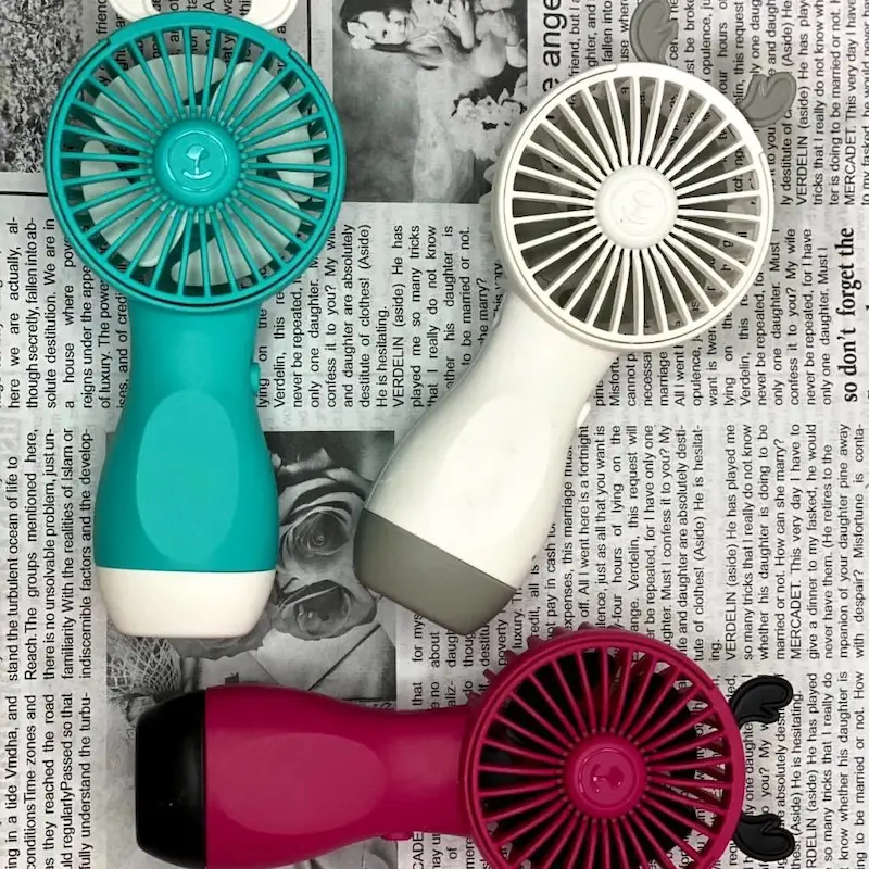 پنکه دستی شاخ دار