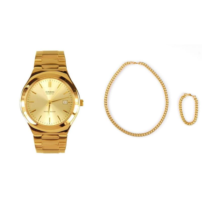 پکیج کامل ساعت و گردنبند و دستبند vip