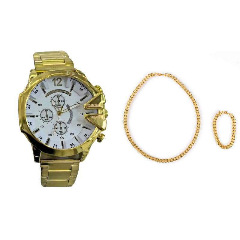 پکیج کامل ساعت و گردنبند و دستبند vip