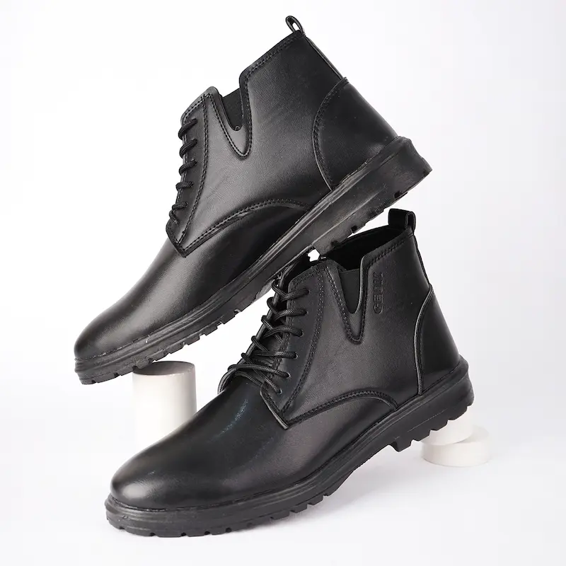 نیم بوت مردانه مشکی 