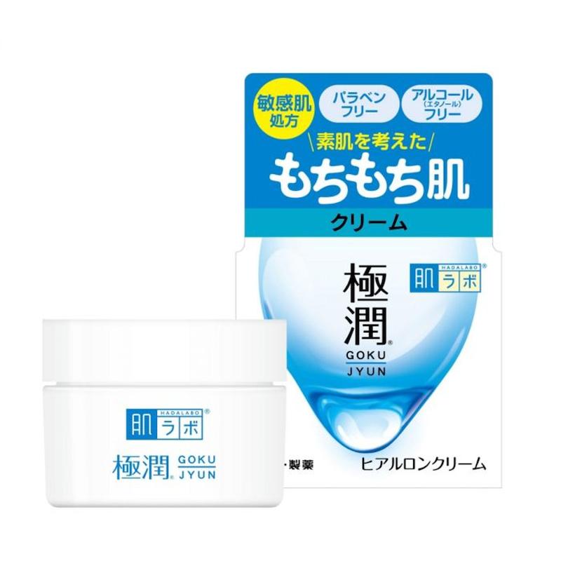کرم مرطوب کننده و آبرسان سوپر هیالورونیک اسید هادالبو | Rohto Hada Labo Gokujyun Super Hyaluronic Face Cream 50g