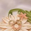گوشواره حلقه طرح طلا