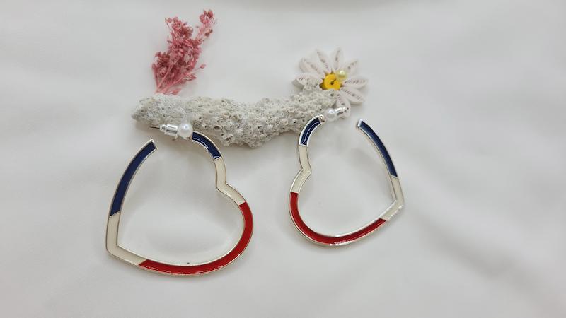 گوشواره آبکاری نقره فرانس
