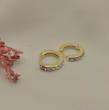 گوشواره حلقه طرح طلا
