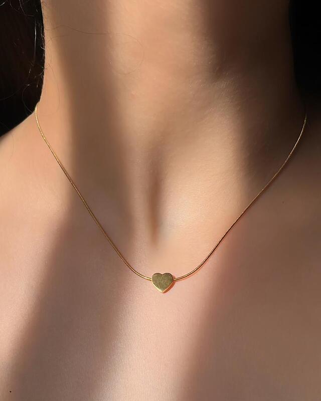 گردنبند قلب استيل