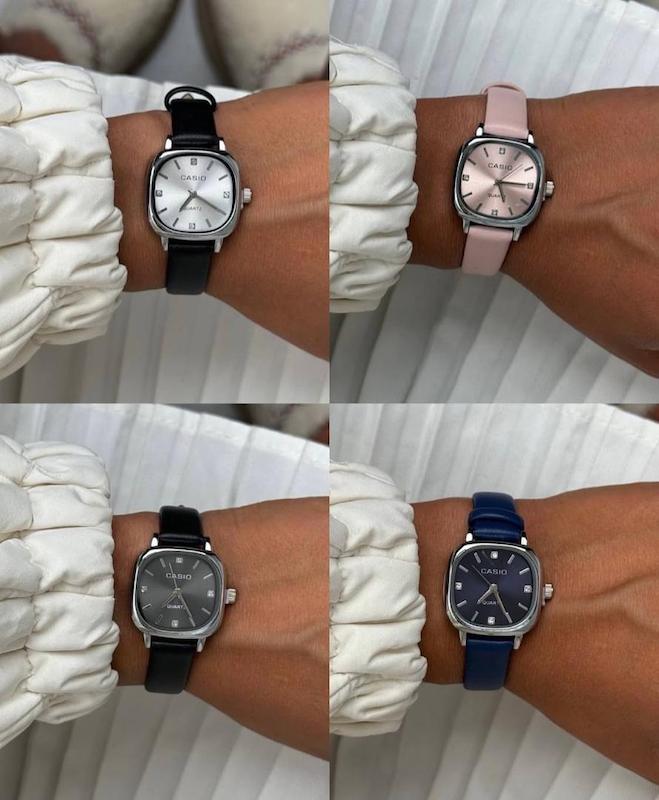 کاسیو مربع چرمی