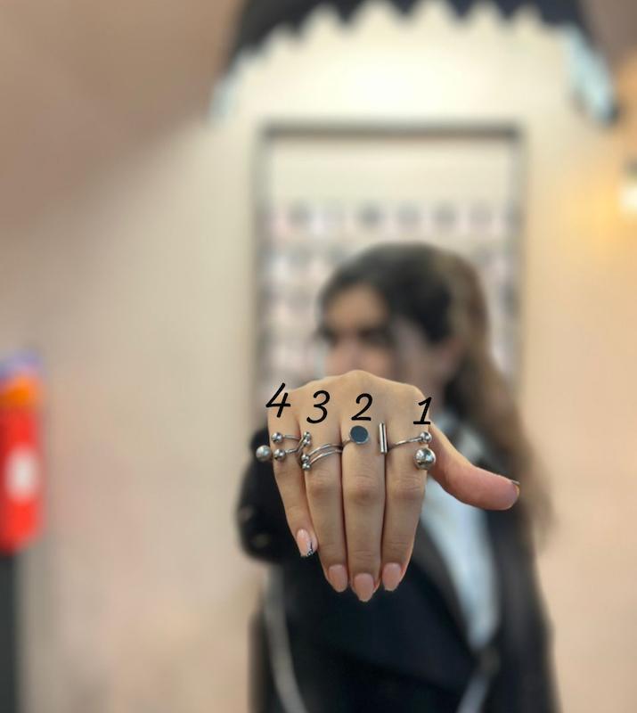 انگشتر استیل رنگ ثابت