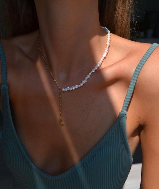 مروارید طبیعی ماه اویز