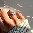 انگشتر تک نگین جواهری