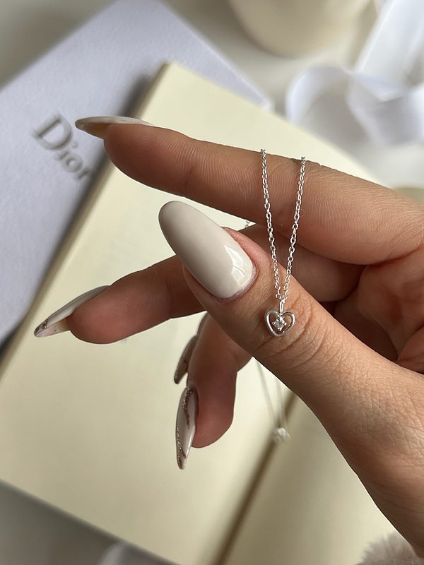 گردنبند قلب نقره