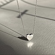 گردنبند قلب نقره