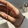 گردنبند قلب نقره