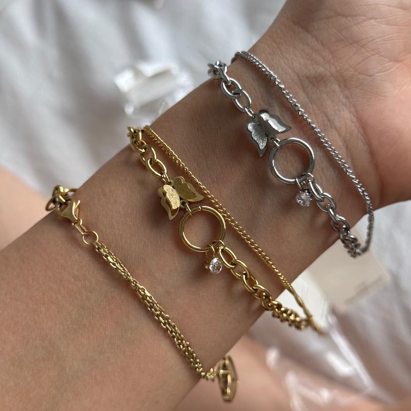 دستبند استیل پروانه