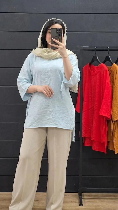 شومیز کرسپو بند دار وارداتی 