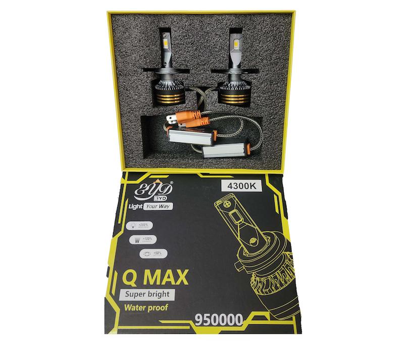 هدلایت برند EYD مدل Q MAX پایه H4 دو رنگ