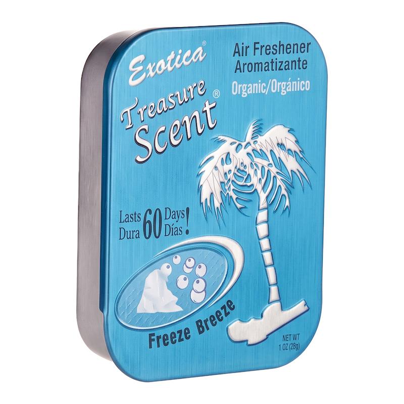 خوشبو کننده خودرو اگزوتیکا کشویی Exotica Treasure Scent رایحه FREEZE BREEZE