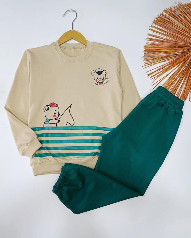 ست بلوز شلوار خرسی کد 4566