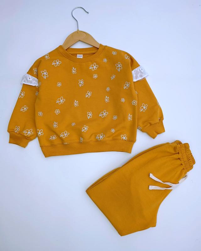 ست بلوز شلوار تمام چاپ طرح گل